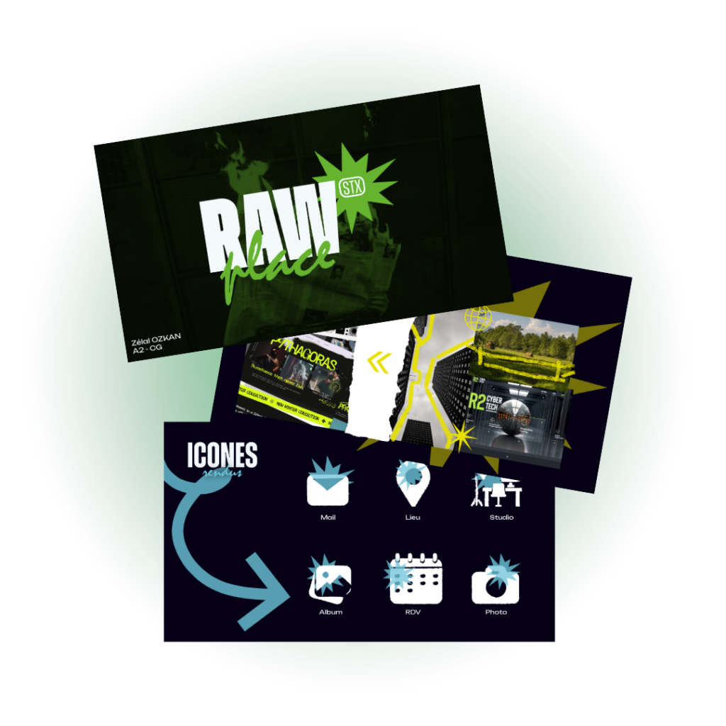 Charte graphique RAW place STX