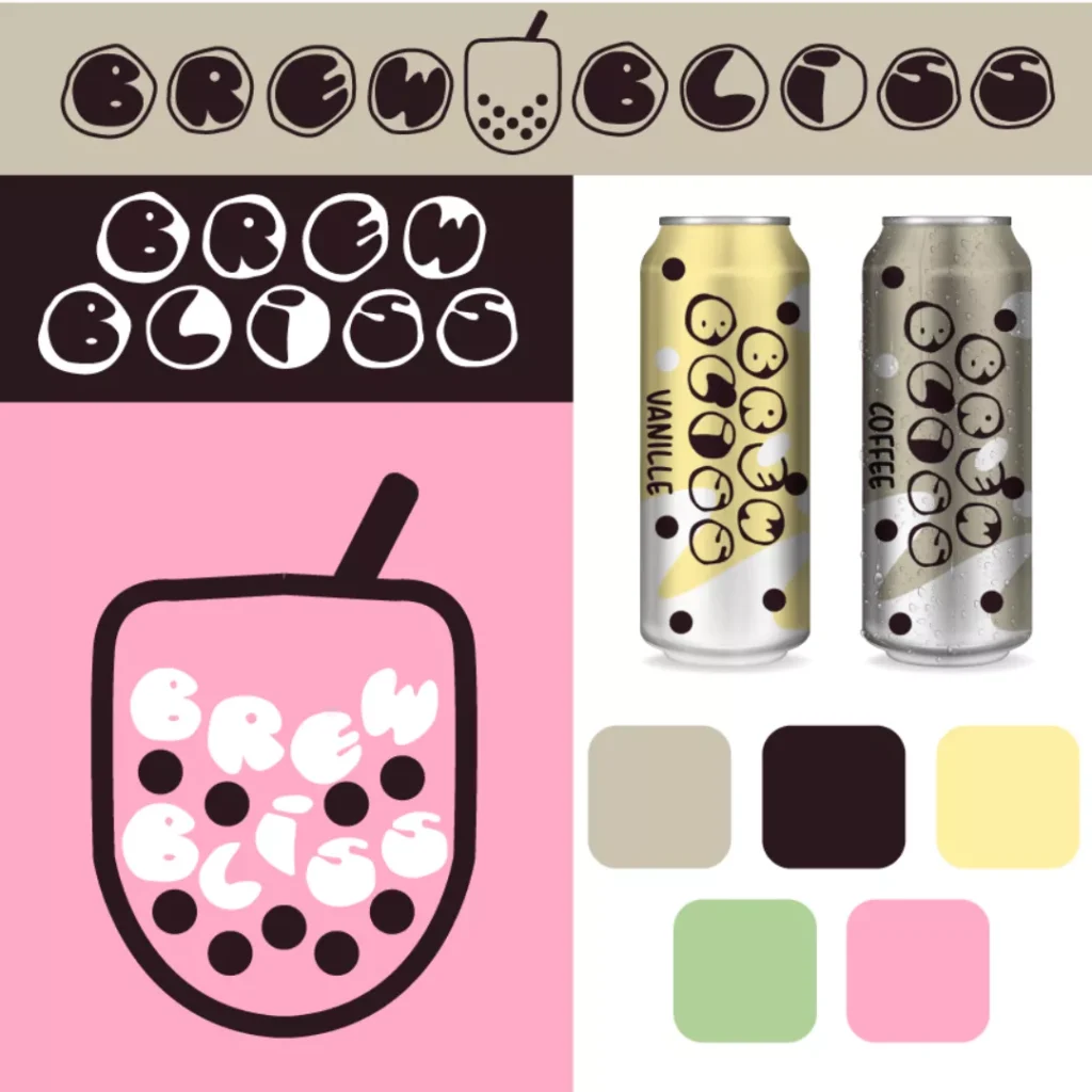 Identité Visuelle de Brew Bliss