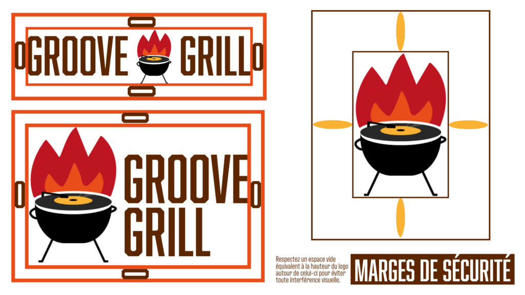 Zone de protection des logos
